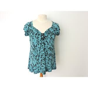 Apt 9 Summer Tunic Blouse Size L